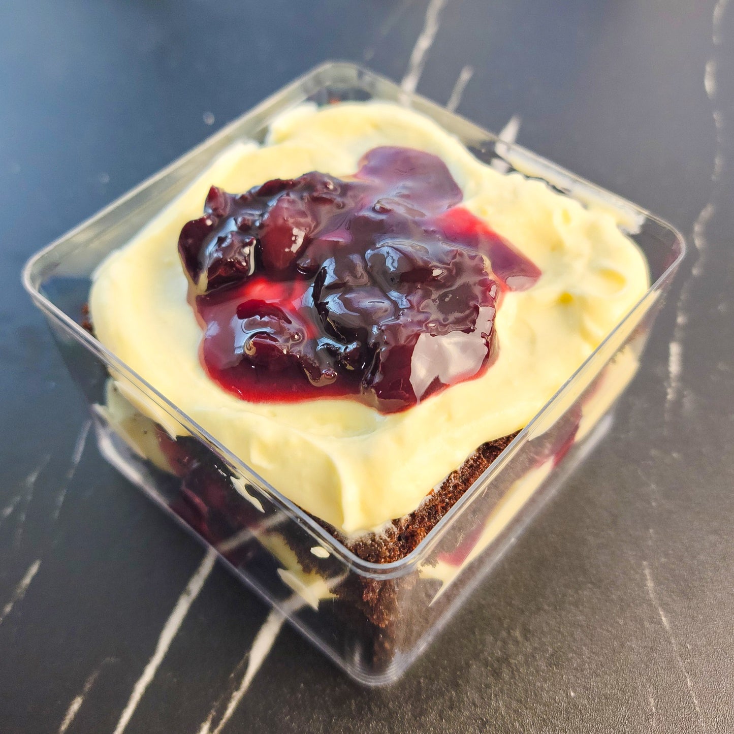 Black Forest Cherry Chocolate Dessert Verrine