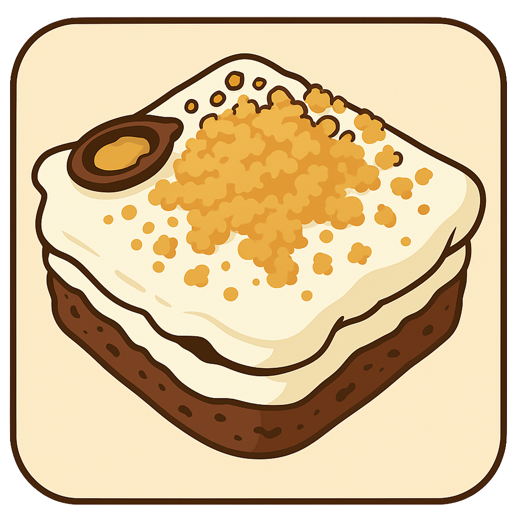 Chocolate Guinness Cake with Malted Milk Frosting Topped with Malt Crumb