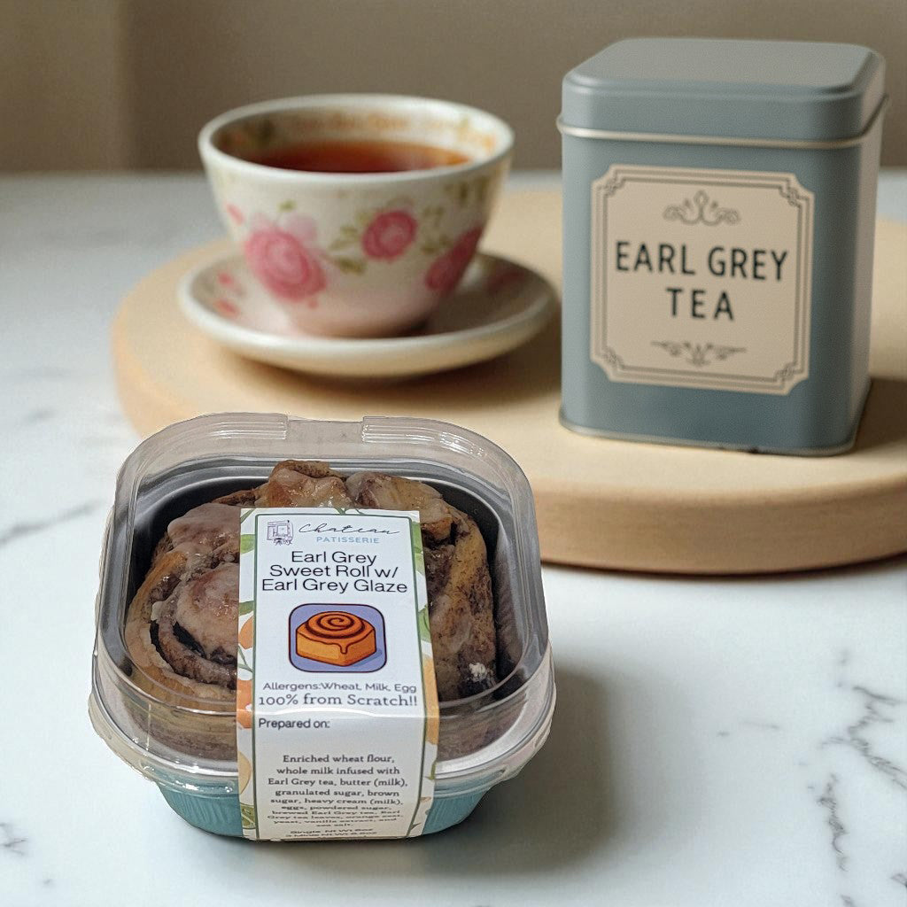Earl Grey Sweet Rolls with Earl Grey Orange Glaze