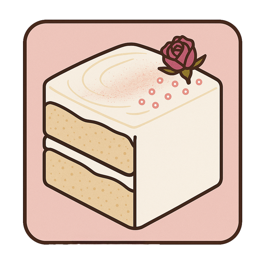 Pink Champagne Cakelette with Champagne Ganache 2 Layers