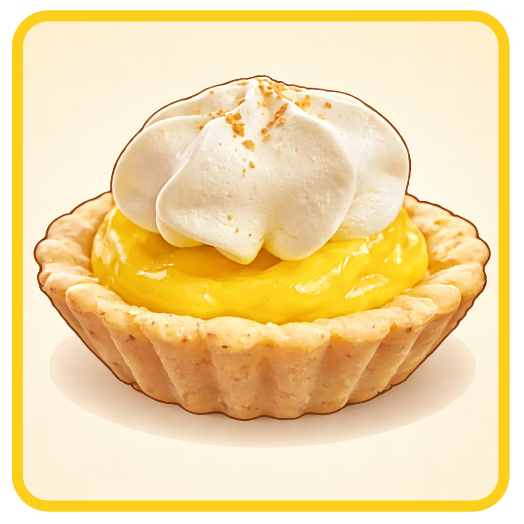 Lemon Meringue Cookie Tartlette