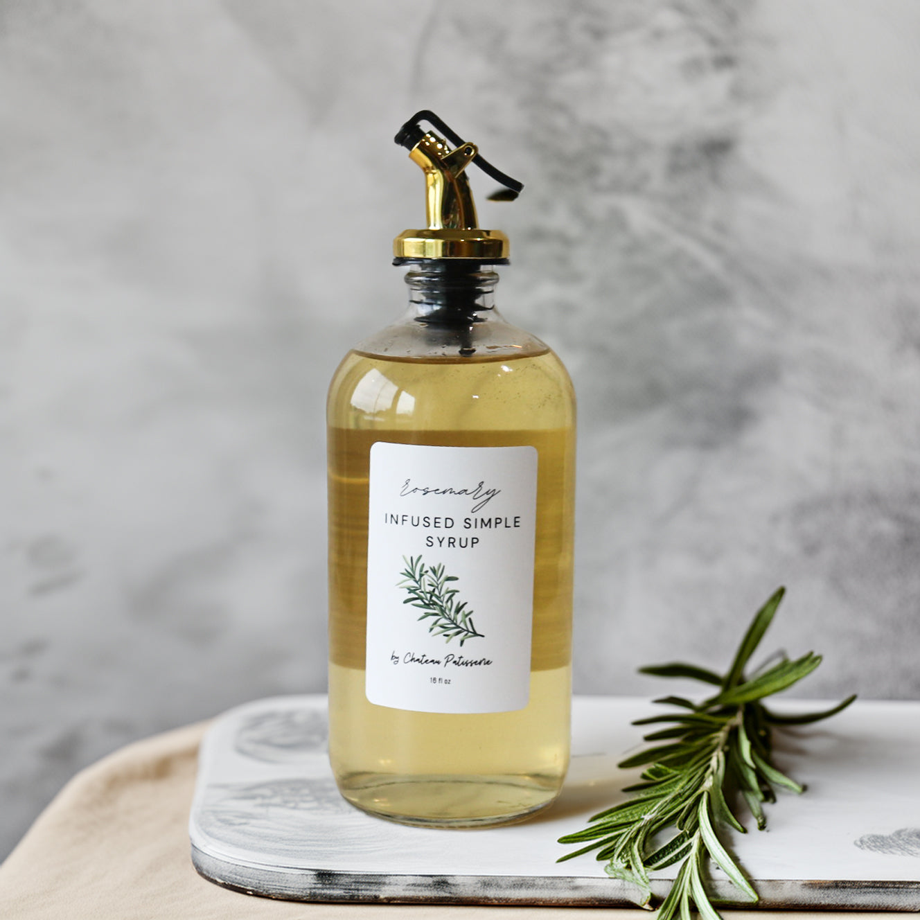 Rosemary Infused Simple Syrup
