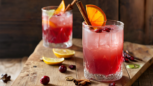 Spiced Cranberry Vodka Cocktail