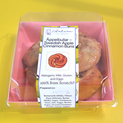 Äppelbullar – Swedish Apple Cinnamon Buns
