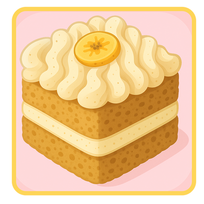 Banana Cakelette with Brown Butter Cream Cheese Frosting