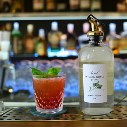 Basil Infused Simple Syrup