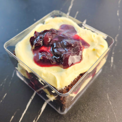 Black Forest Cherry Chocolate Dessert Verrine