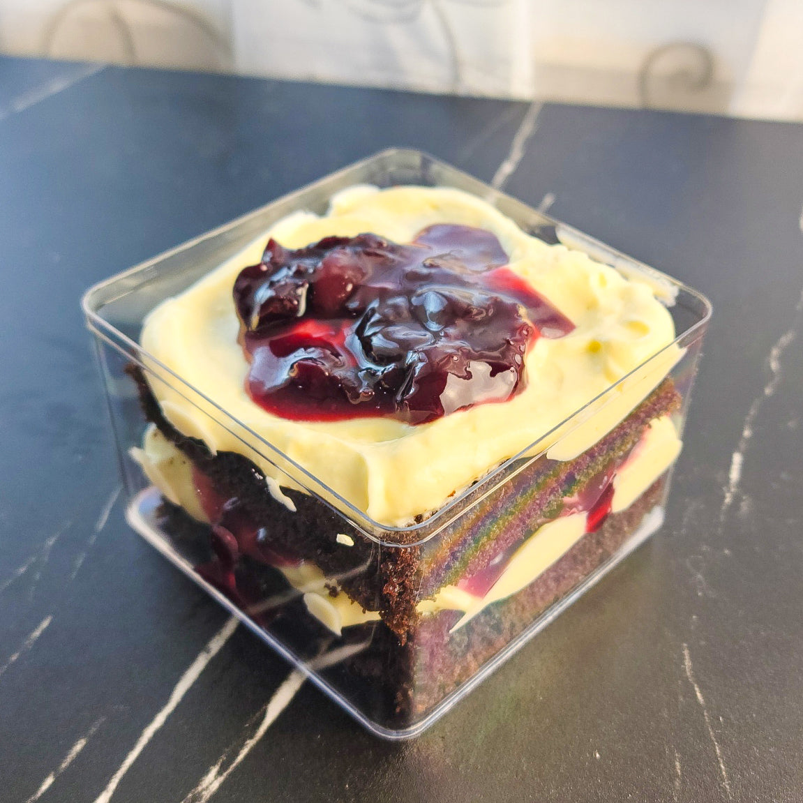Black Forest Cherry Chocolate Dessert Verrine