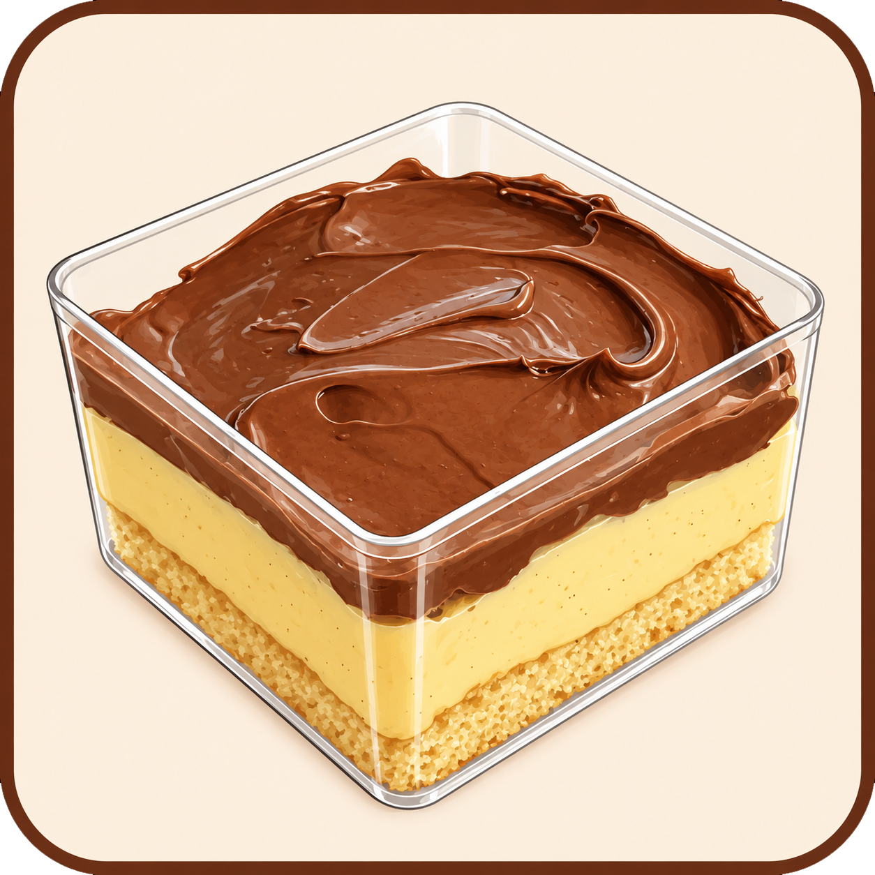 Boston Cream Dessert Verrine