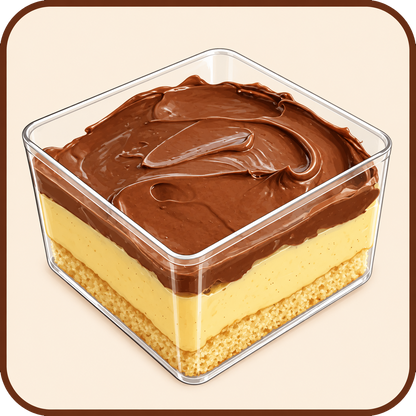 Boston Cream Dessert Verrine