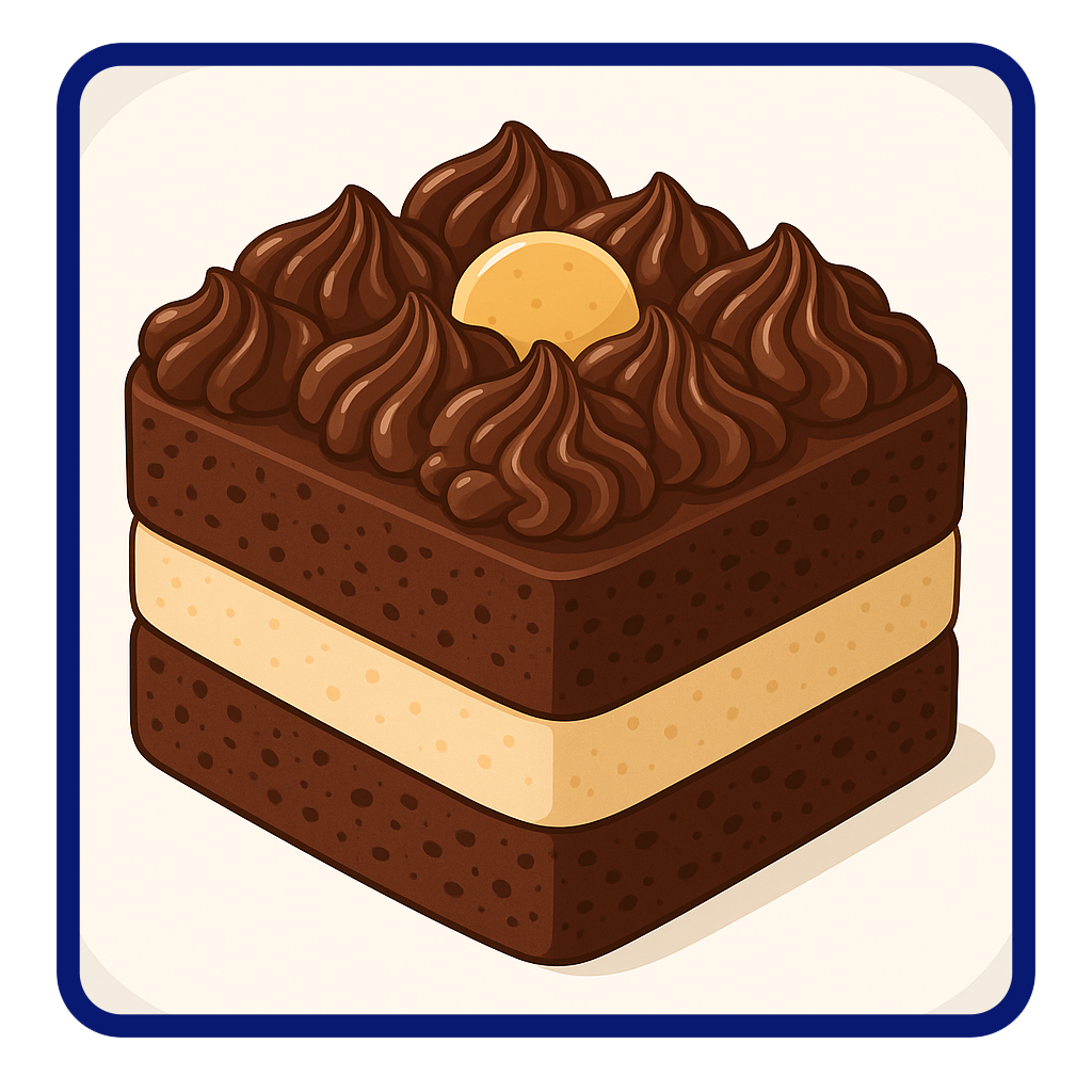 Chocolate Cake with Cookie Dough Filling Topped with Chocolate Ganache