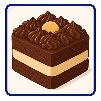 Chocolate Cake with Cookie Dough Filling Topped with Chocolate Ganache