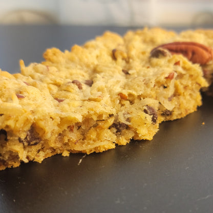 Large Thick Cowboy Cookie with Coconut, Pecans, Oats and Choc Chips