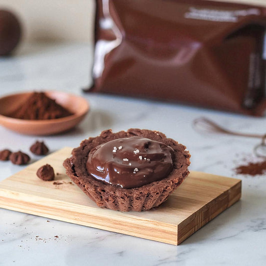 Double Chocolate Thumbprint Cookies with Flaky Salt