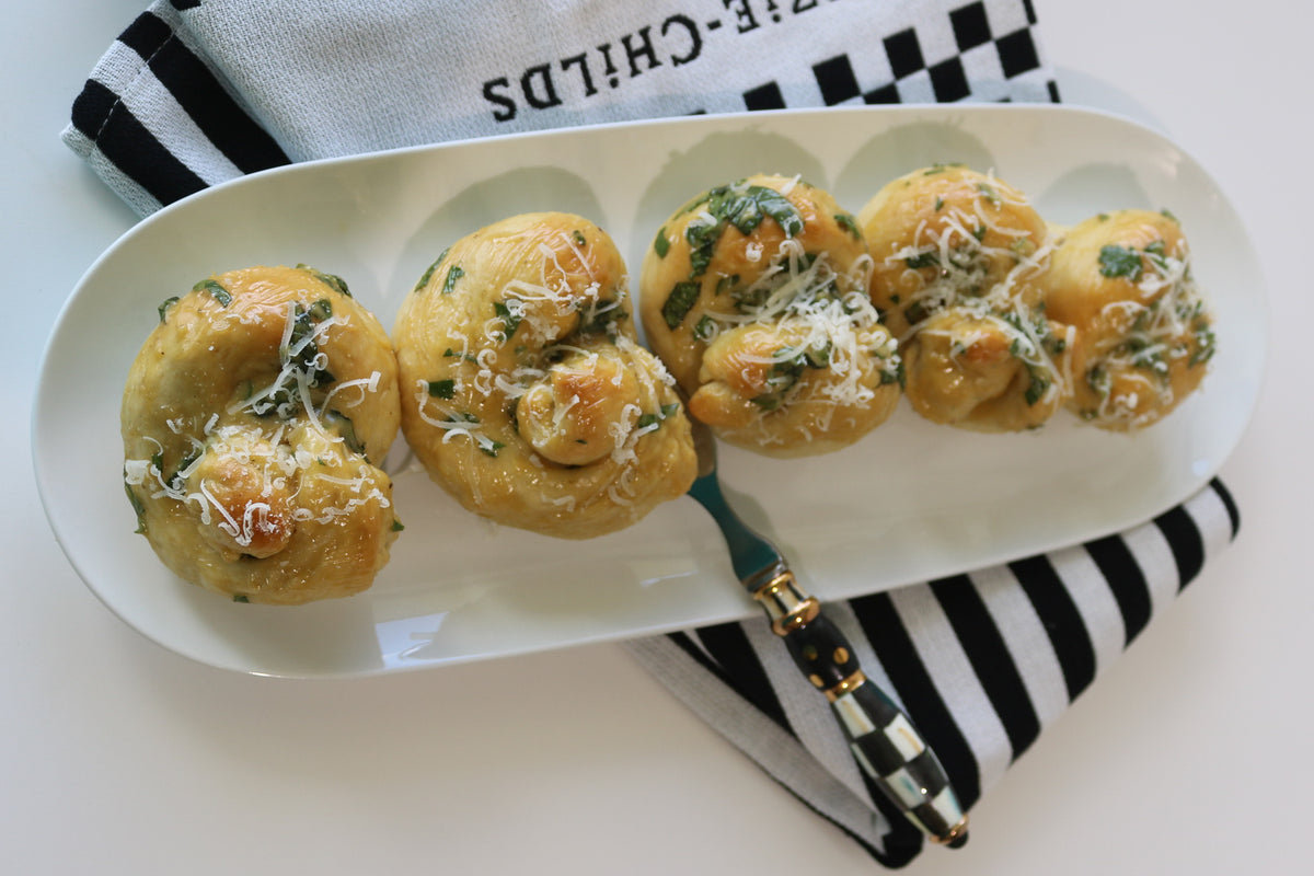 Garlic Knots house-made garlic confit butter infused with thyme