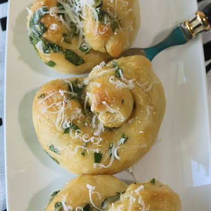 Garlic Knots house-made garlic confit butter infused with thyme