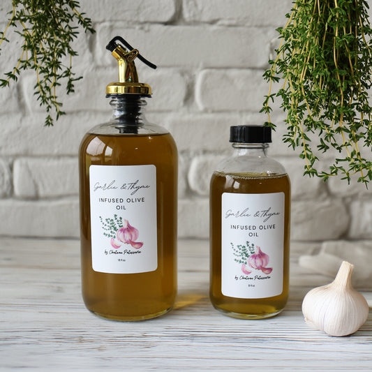 Garlic and Thyme infused Olive Oil