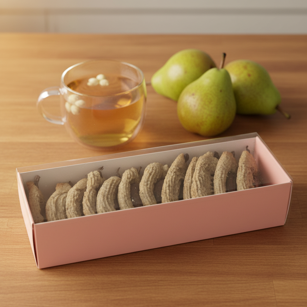 Jasmine Cookies with Pear & Jasmine Jam