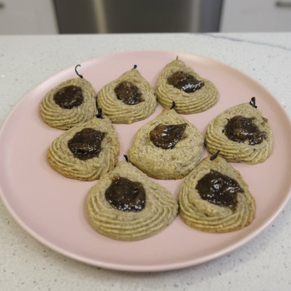 Jasmine Cookies with Pear & Jasmine Jam