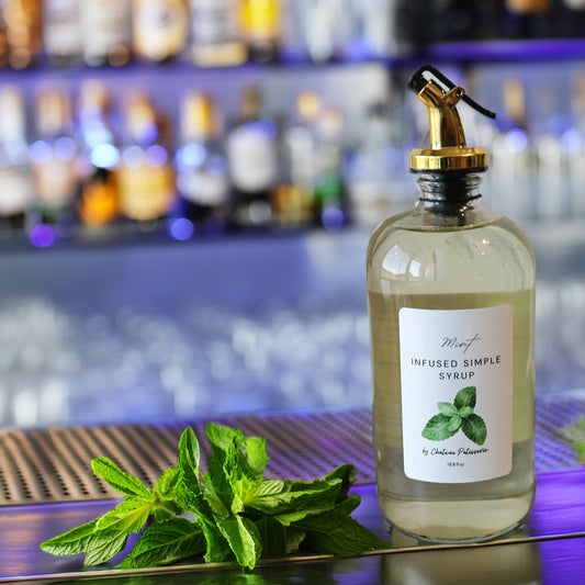 Mint Infused Simple Syrup