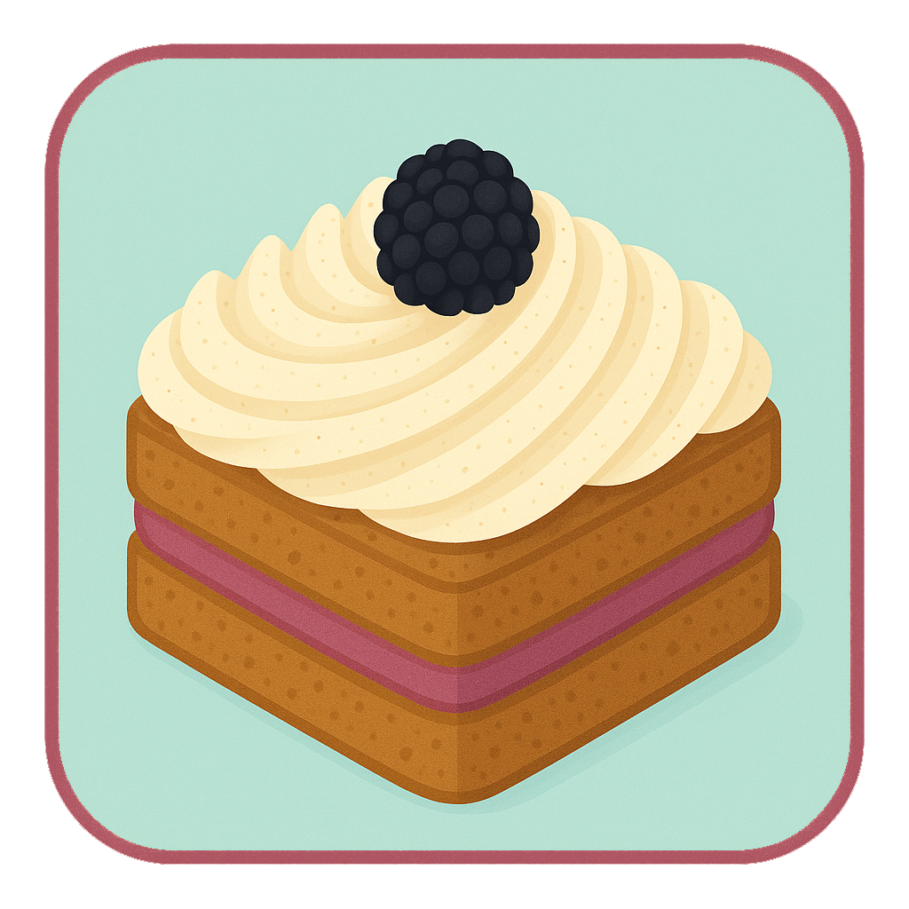 Olive Oil Cake with Cardamom Swiss Buttercream and Blackberry curd