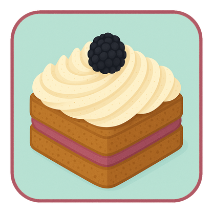 Olive Oil Cake with Cardamom Swiss Buttercream and Blackberry curd