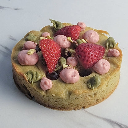 Pistachio & Strawberry Designer Cookie