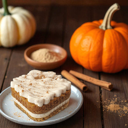 Pumpkin Cake with Chai Spice Filling and Frosting