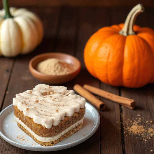Pumpkin Cake with Chai Spice Filling and Frosting