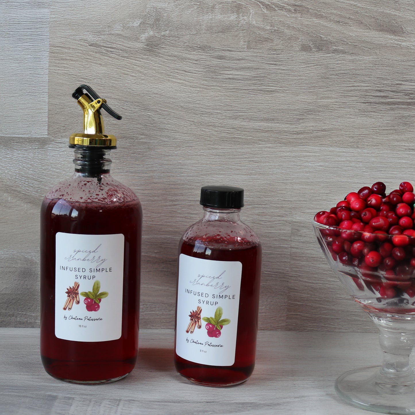 Spiced Cranberry Simple Syrup