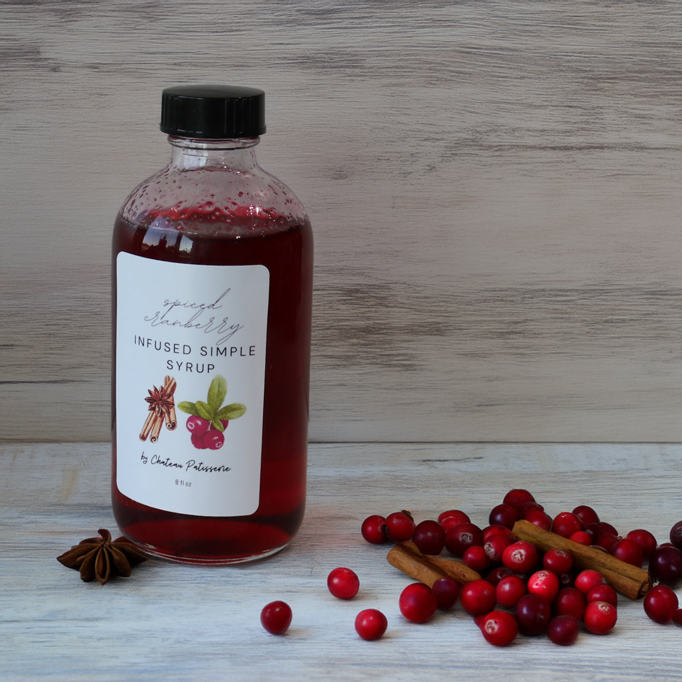 Spiced Cranberry Simple Syrup
