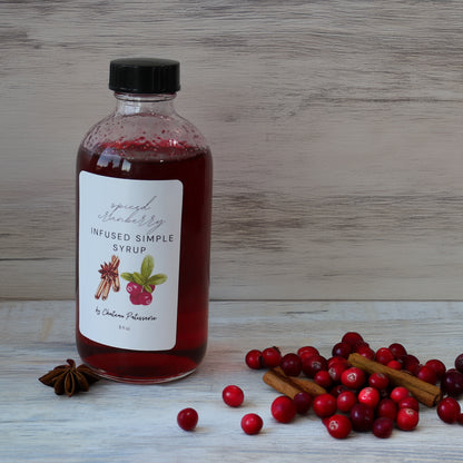 Spiced Cranberry Simple Syrup