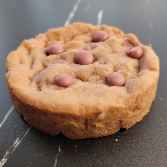 Strawberry Ruby Chocolate Chip Cookie Large Thick