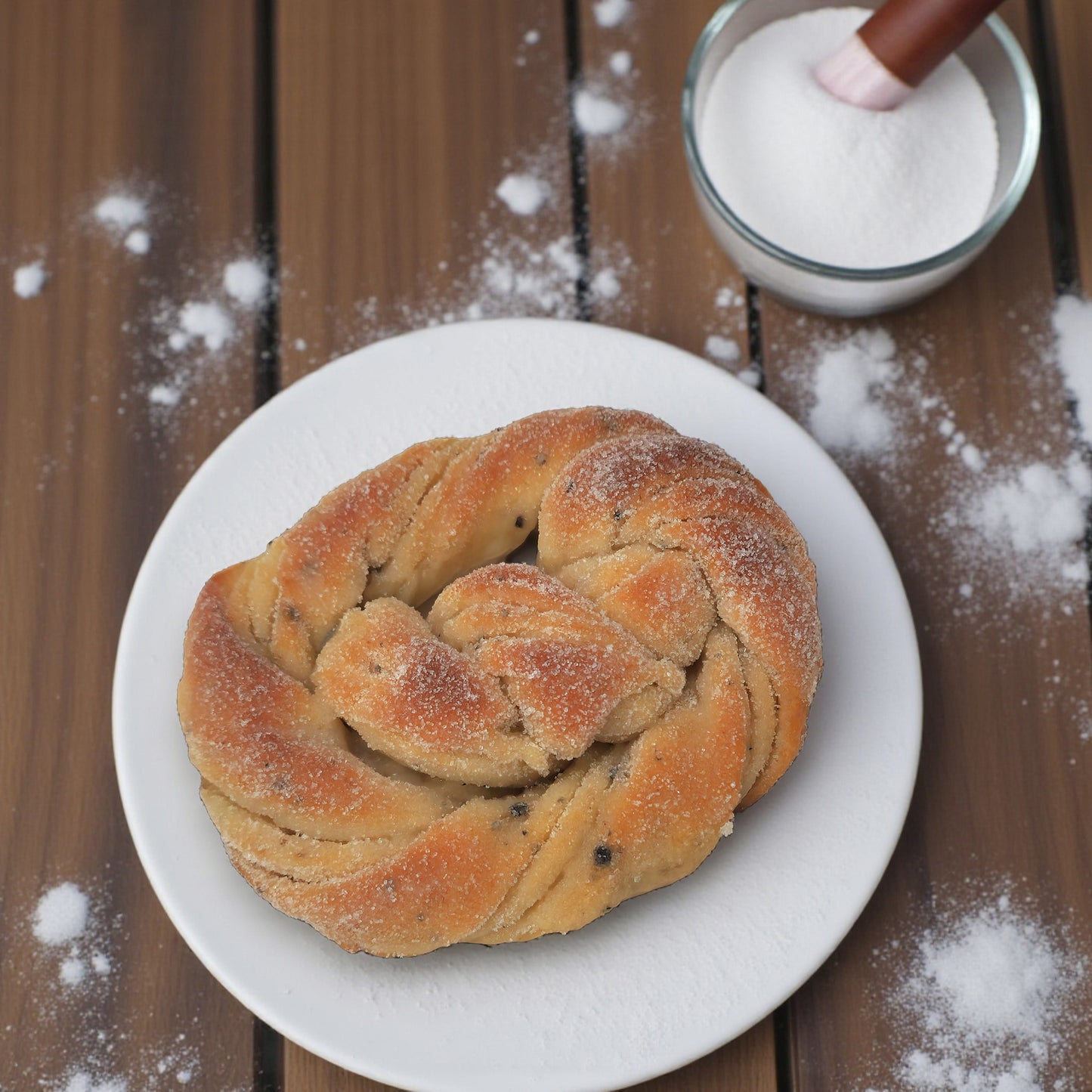 Sockerkringlor – Swedish Sugar Twists Topped with Butter & Sugar