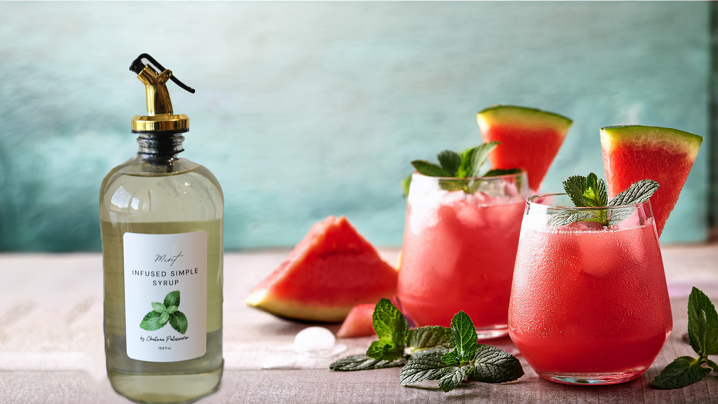 Mint Infused Simple Syrup